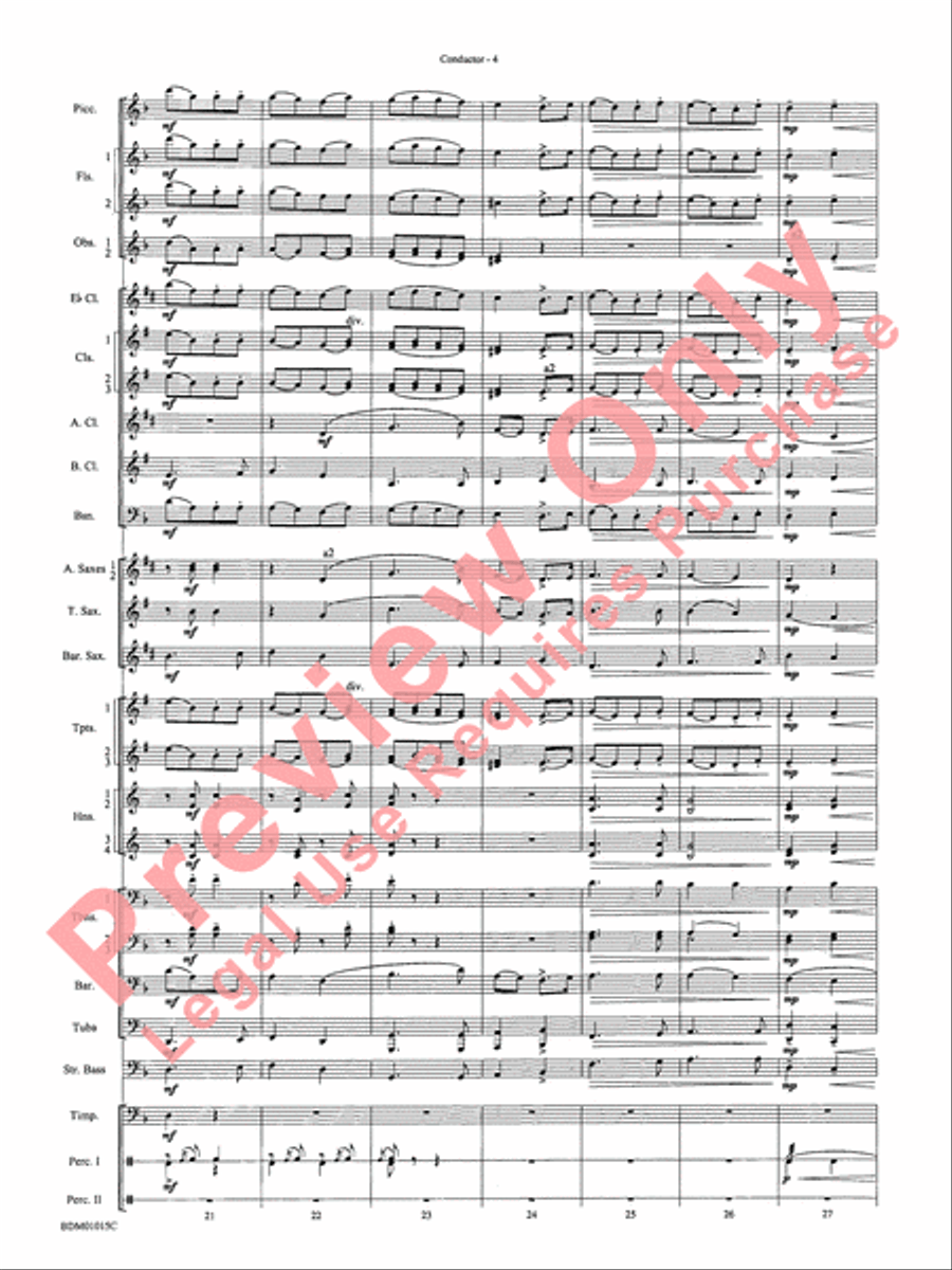 Brighton Beach Brighton Beach Concert Band scores gallery preview page 6