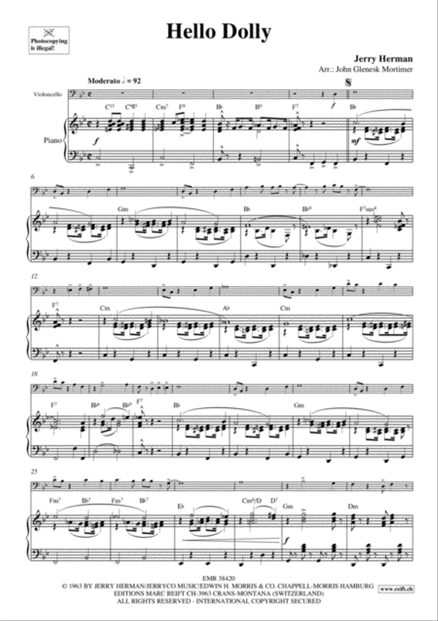 Hello Dolly Piano Accompaniment scores gallery preview page 3