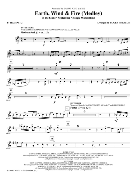 Earth, Wind & Fire (Medley) - Bb Trumpet 2