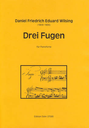 Book cover for Drei Fugen für Pianoforte