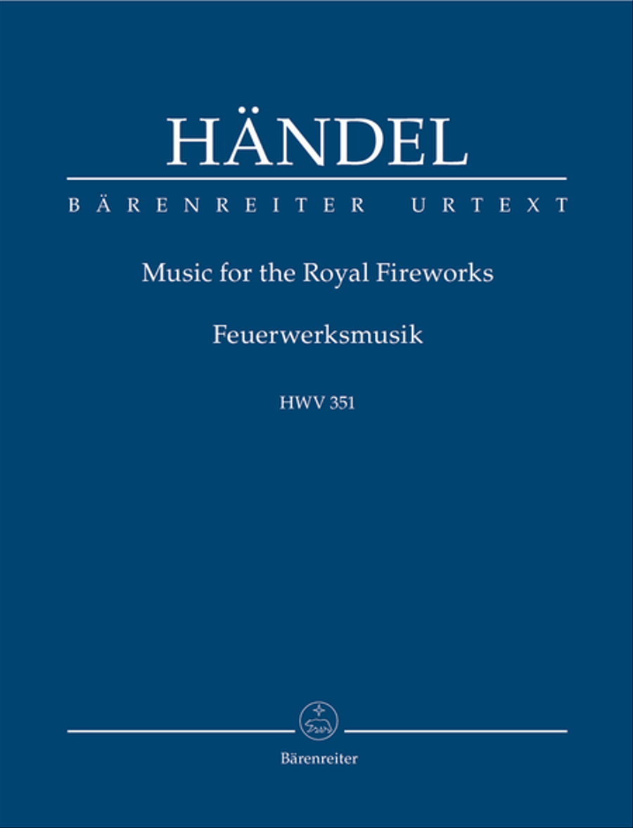 Music for the Royal Fireworks HWV 351 Orchestra scores gallery preview page 1