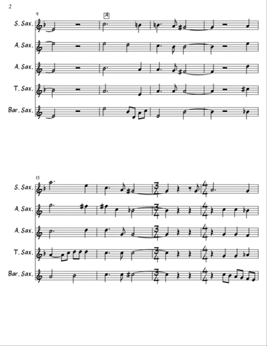I'll Be Seeing You Woodwind Ensemble scores gallery preview page 2