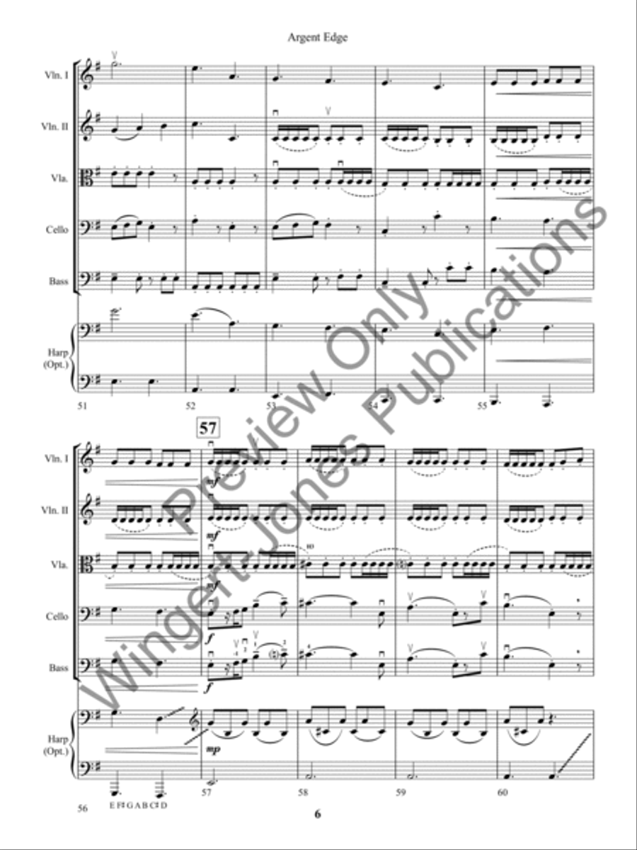 Argent Edge String Orchestra scores gallery preview page 9