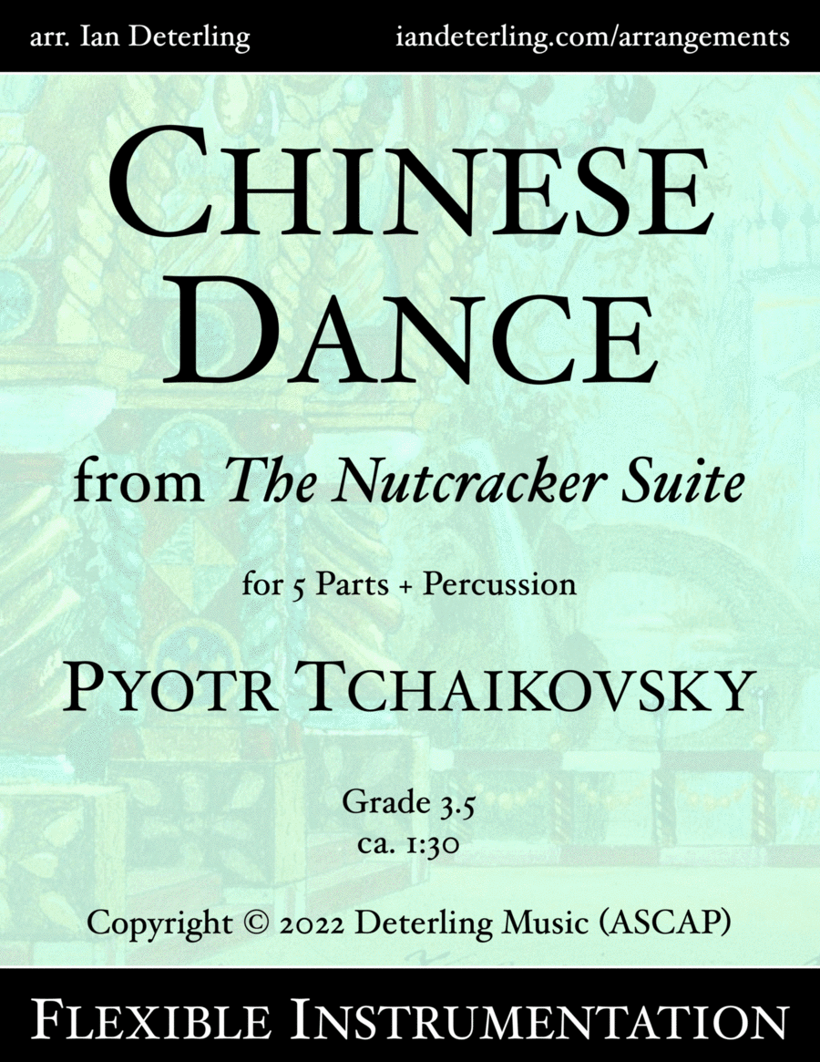 Chinese Dance from "The Nutcracker Suite" (flexible instrumentation) image number null