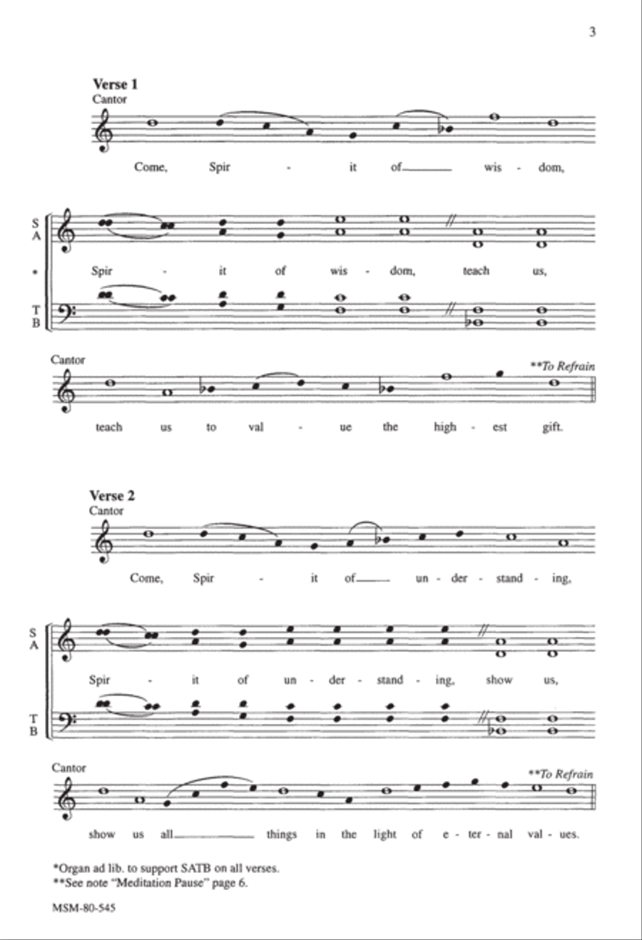 Fan into a Flame Fan into a Flame 4-Part scores gallery preview page 3