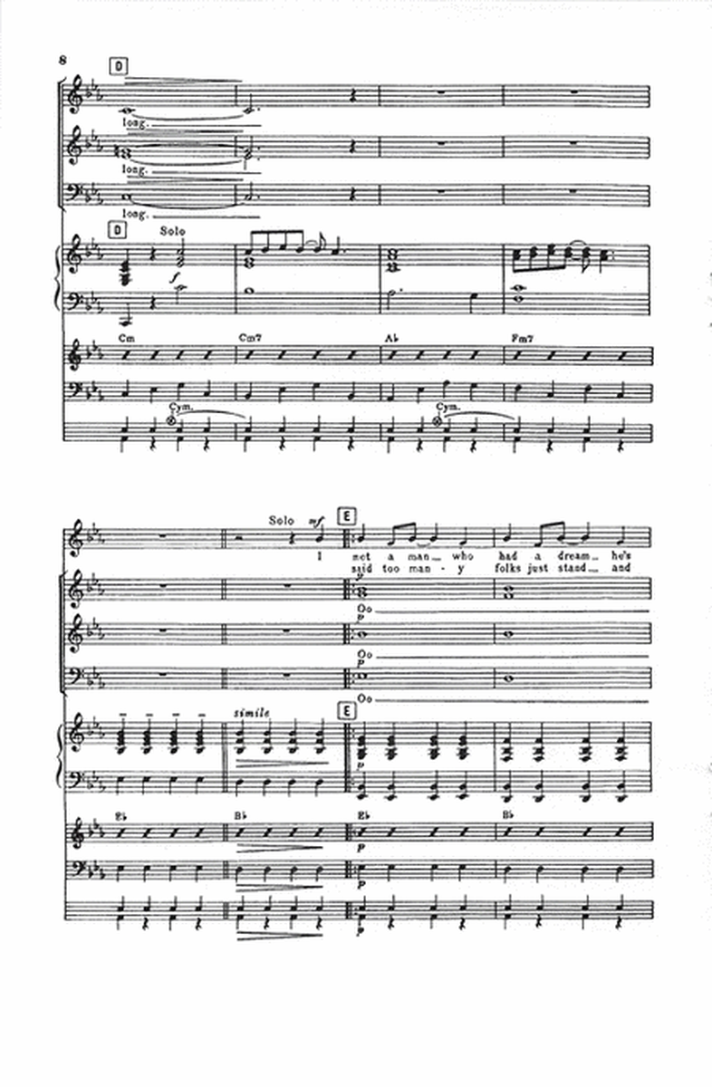 New World in the Morning (Vocal Score)