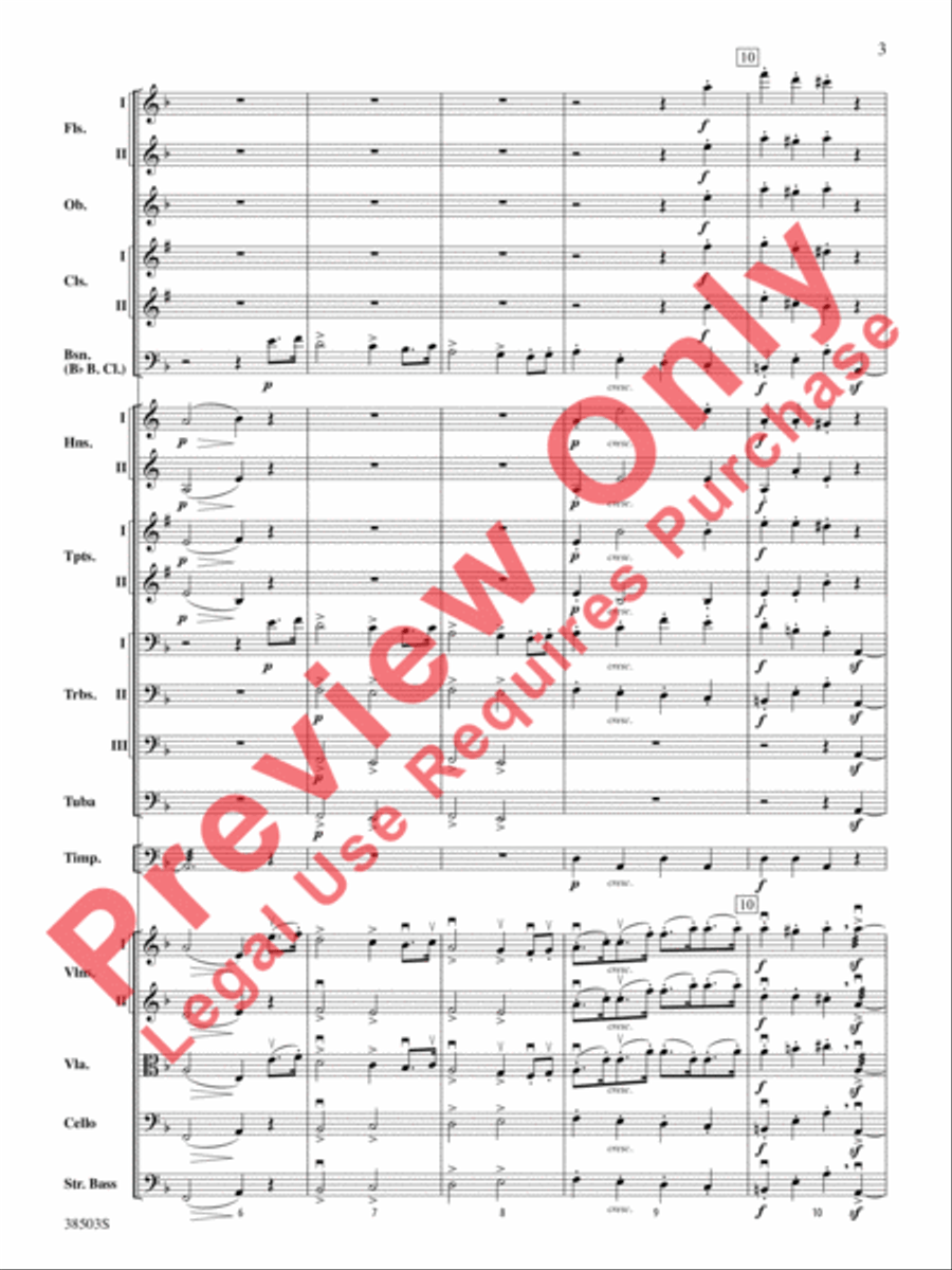 Tragic Overture Full Orchestra scores gallery preview page 4
