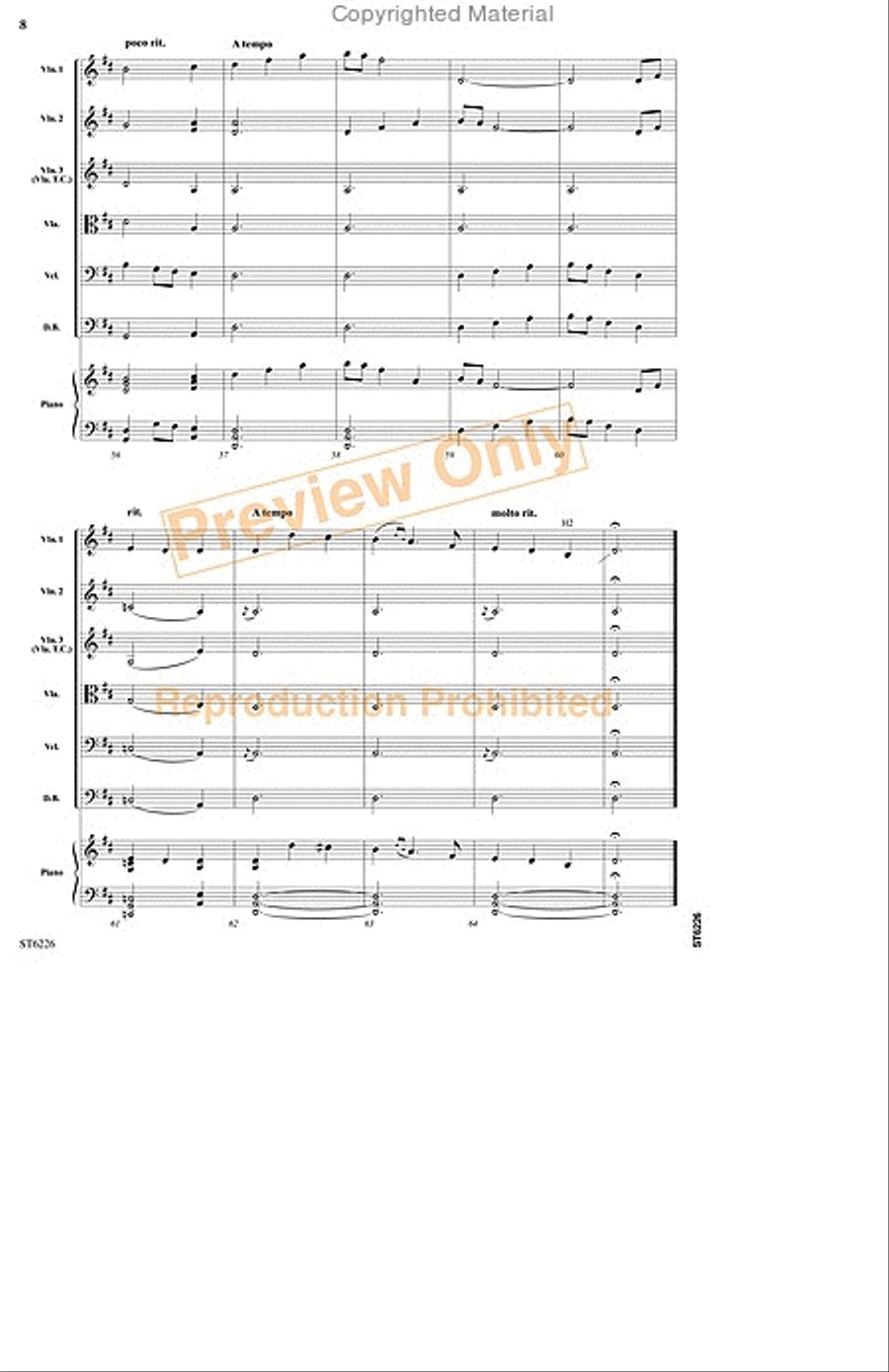 Slane String Orchestra scores gallery preview page 7