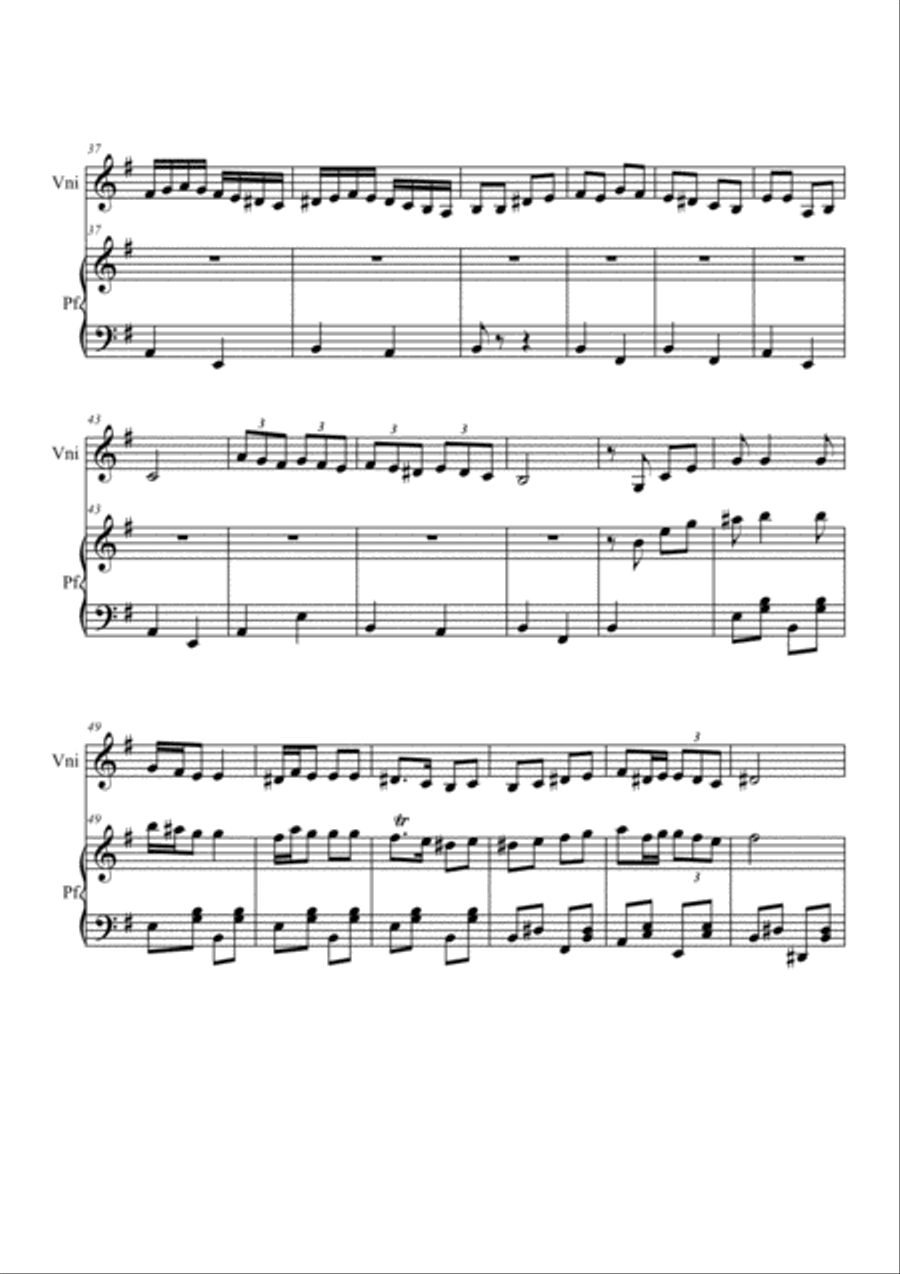 Kletzmer. Violin and piano Violin Solo scores gallery preview page 3