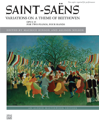 Book cover for Variations on a Theme of Beethoven, Op. 35