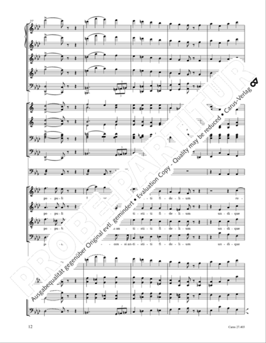 Mottetto per San Paolino Mottetto per San Paolino 4-Part scores gallery preview page 13