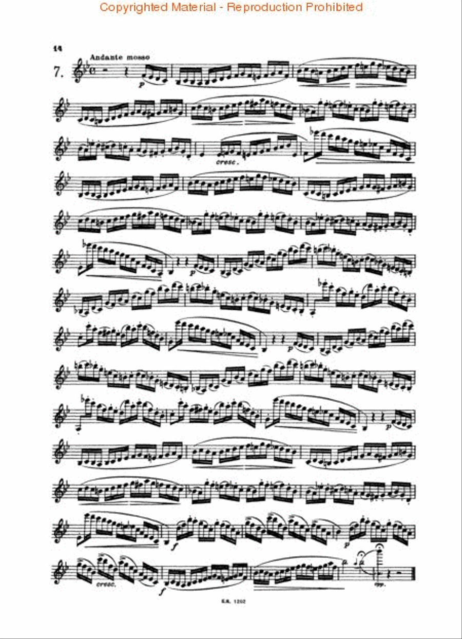 30 Capriccios 30 Capriccios Clarinet Solo scores gallery preview page 3