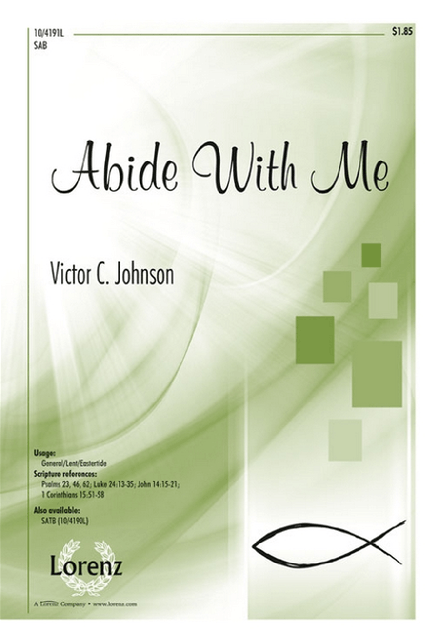 Abide With Me 3-Part scores gallery preview page 1