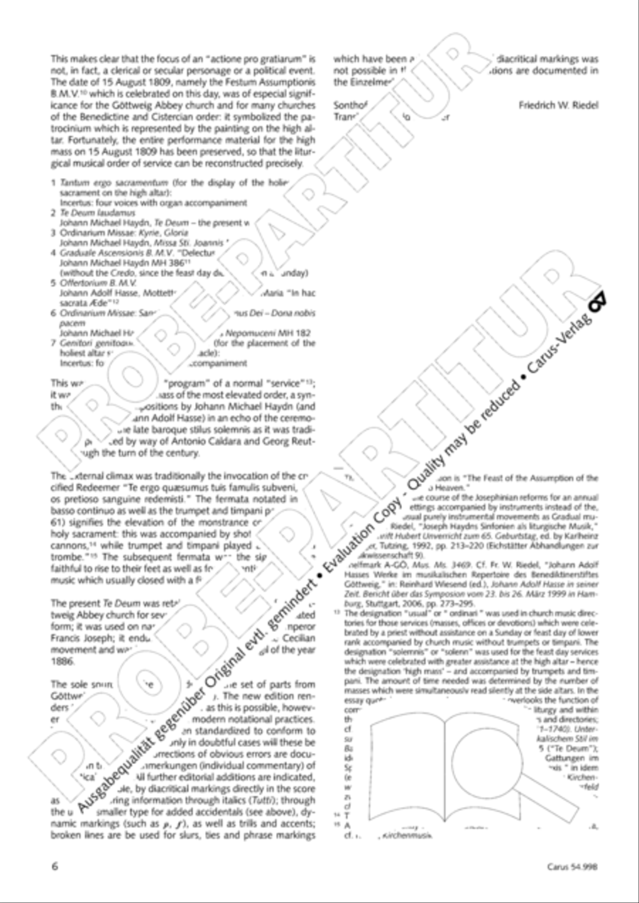Te Deum in C 4-Part scores gallery preview page 7