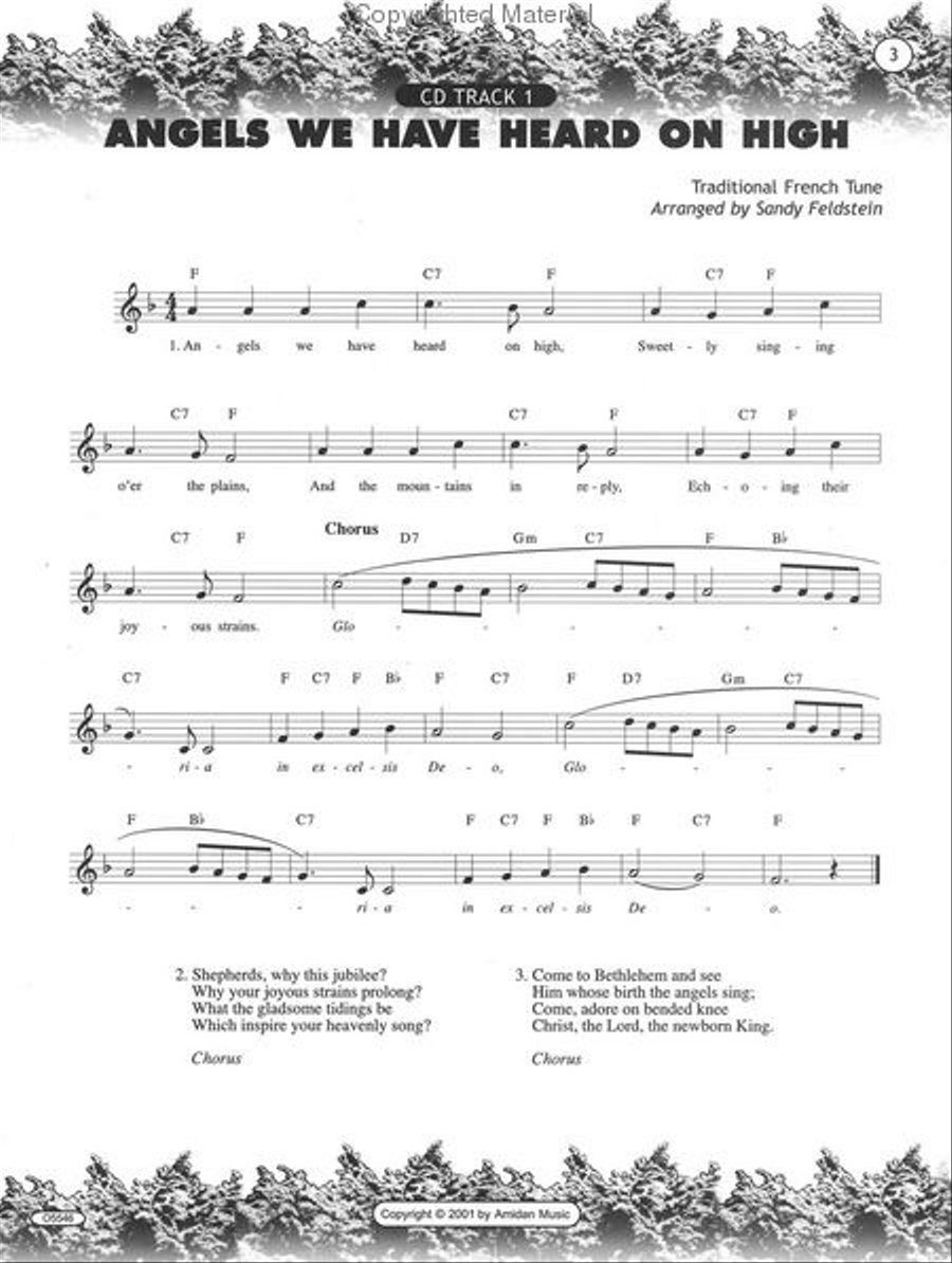 Play-Along Christmas B-Flat Trumpet scores gallery preview page 2