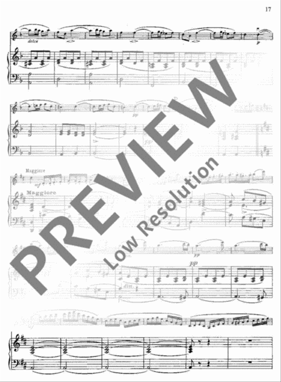 Concerto No. 13 D major Piano scores gallery preview page 18