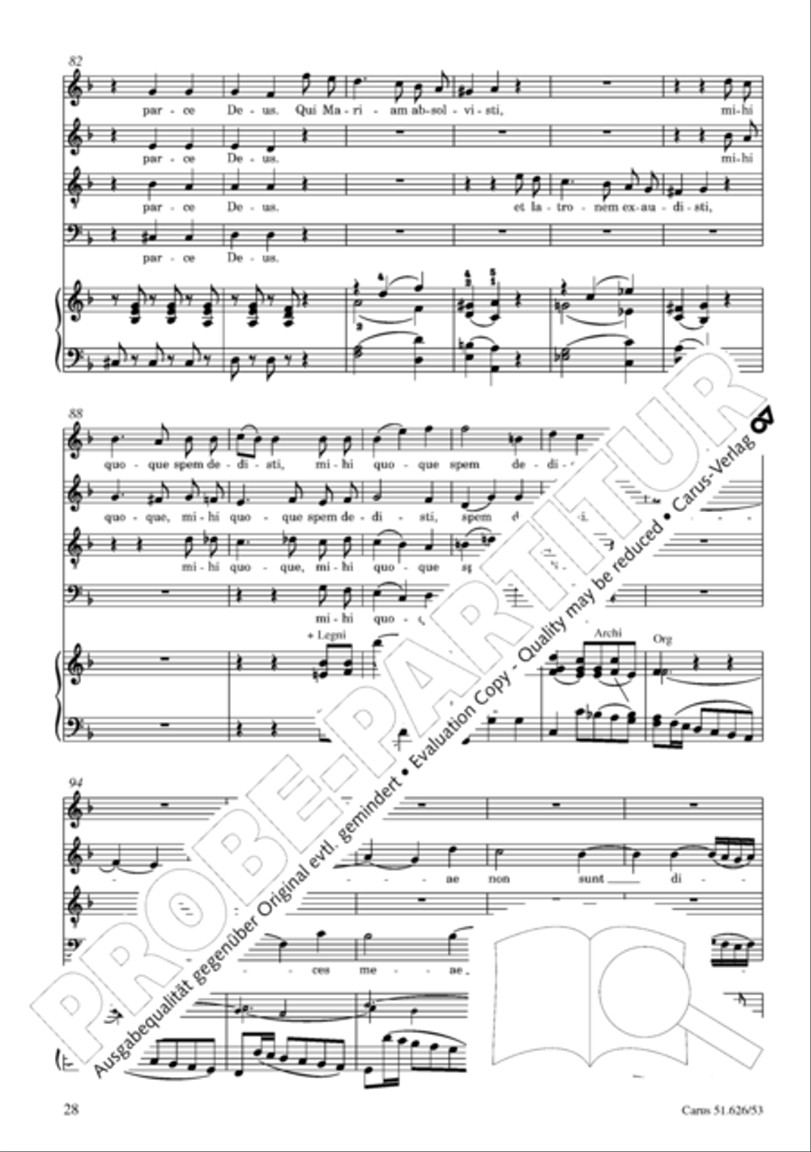 Requiem 4-Part scores gallery preview page 35