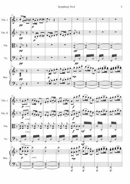 Symphony No.6 in F major, Op. 68 (Short&Easy Version)