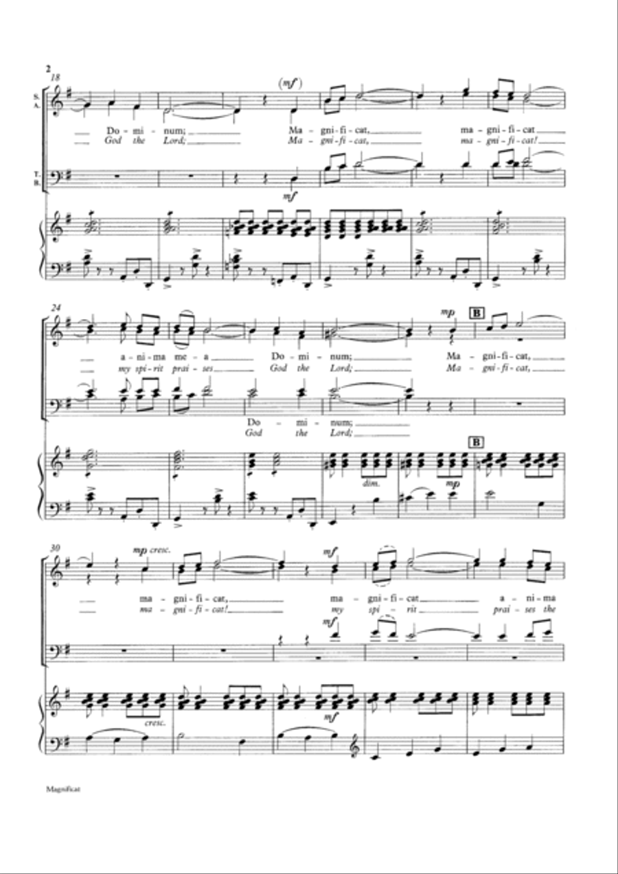 Magnificat 4-Part scores gallery preview page 4