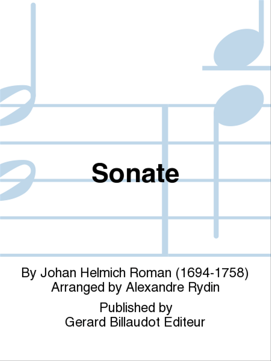 Sonate Sonate B-Flat Clarinet scores gallery preview page 1