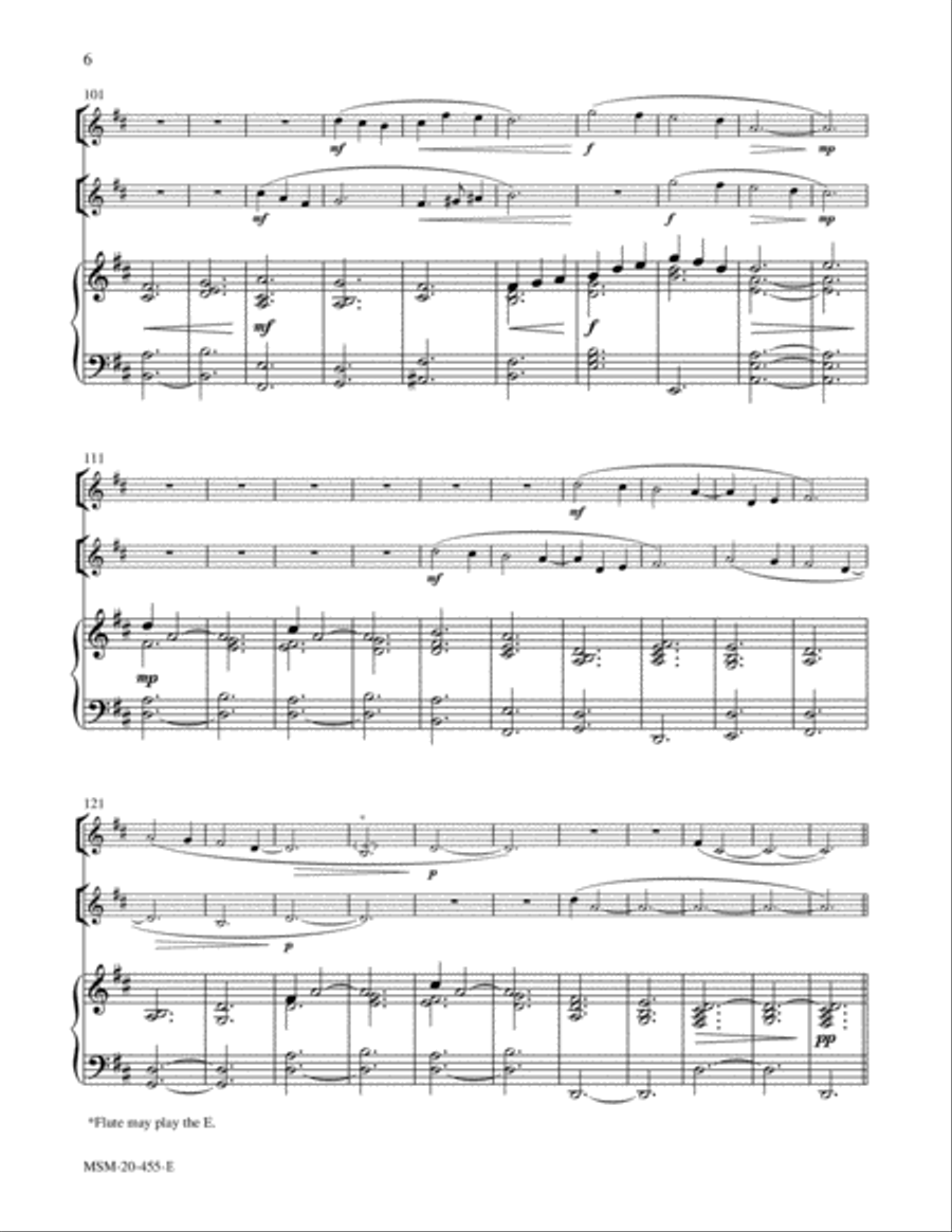 Awake, My Heart, with Gladness Piano Accompaniment scores gallery preview page 6