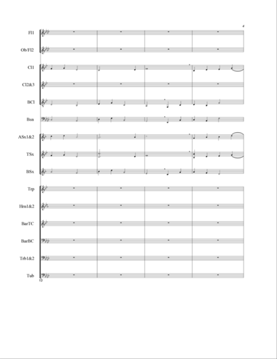 Building The Barn Concert Band scores gallery preview page 5