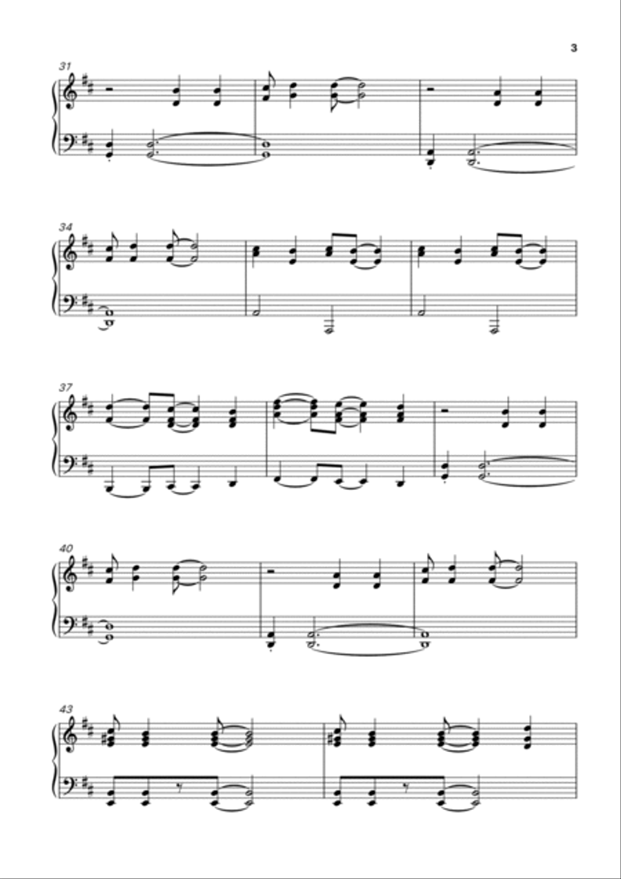 Genkai Toppa Sabaibaa Piano Solo scores gallery preview page 3
