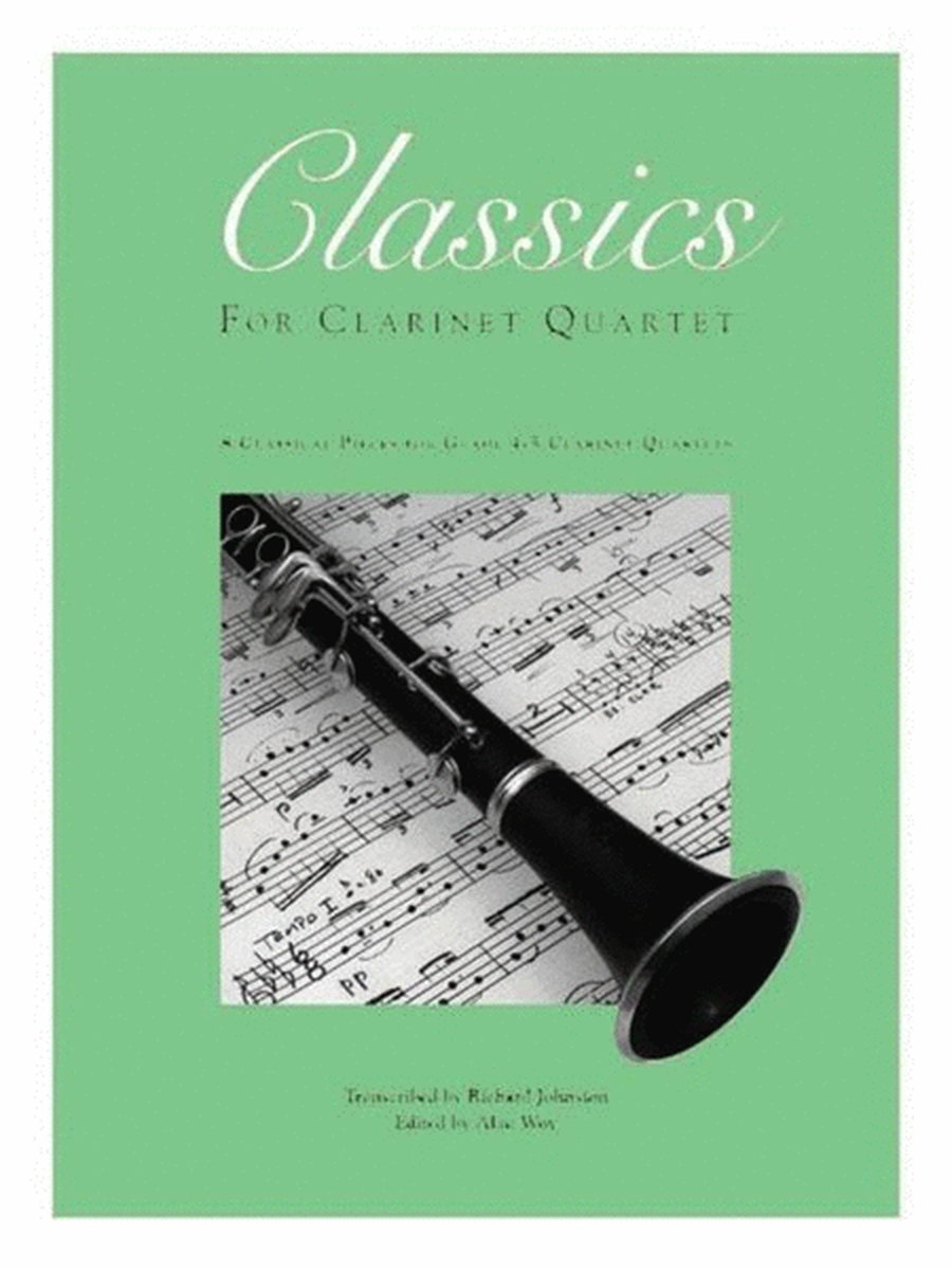 Classics For Clarinet Quartet Vol 2 Score/CD