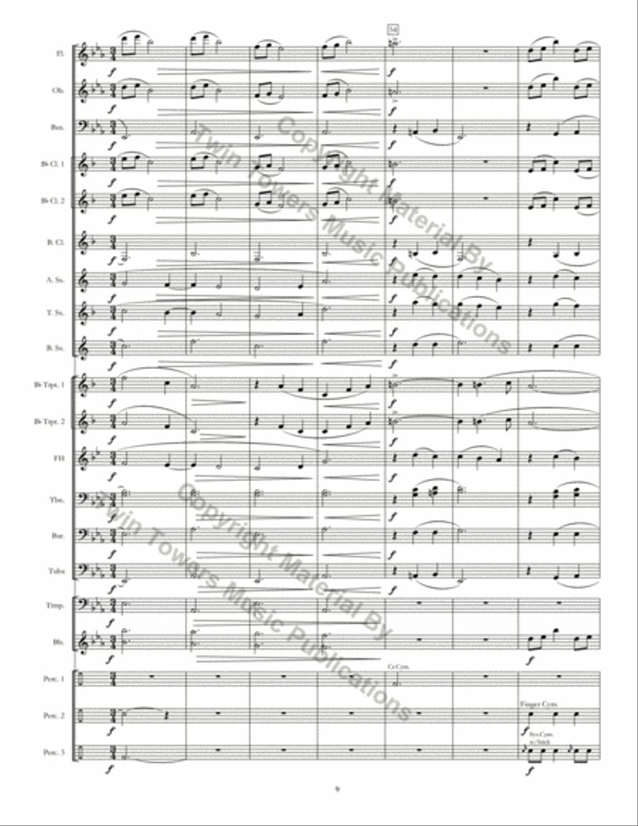 Grazioso Concert Band scores gallery preview page 10