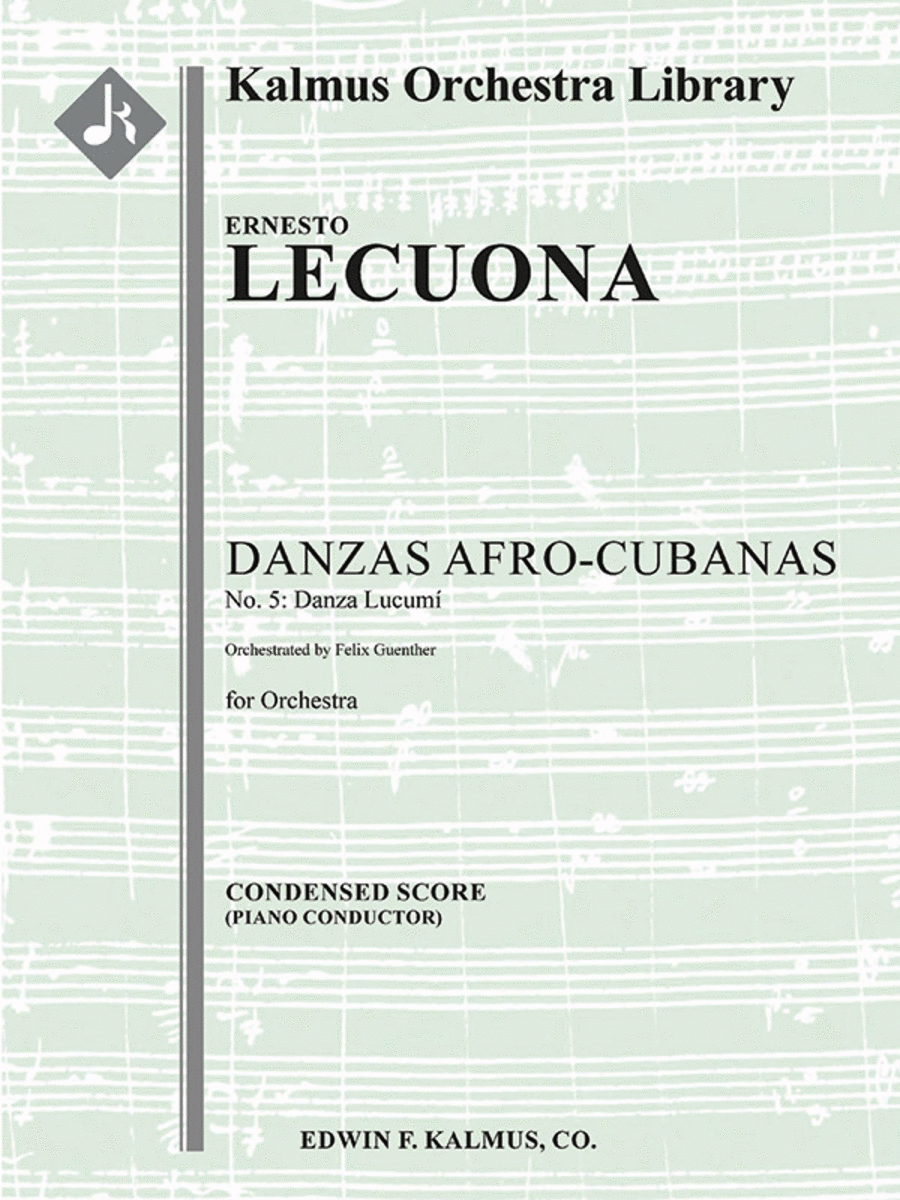Danzas Afro-Cubanas, No. 5: Danza Lucumi Concert Band scores gallery preview page 1