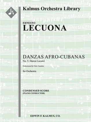 Danzas Afro-Cubanas, No. 5: Danza Lucumi