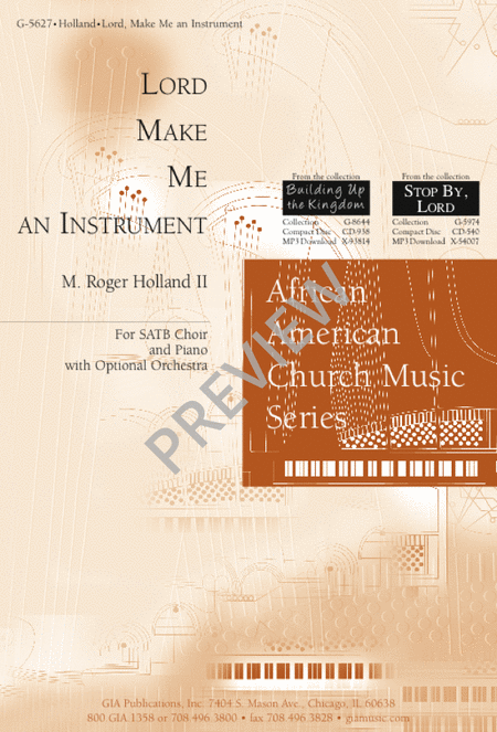 Lord, Make Me an Instrument