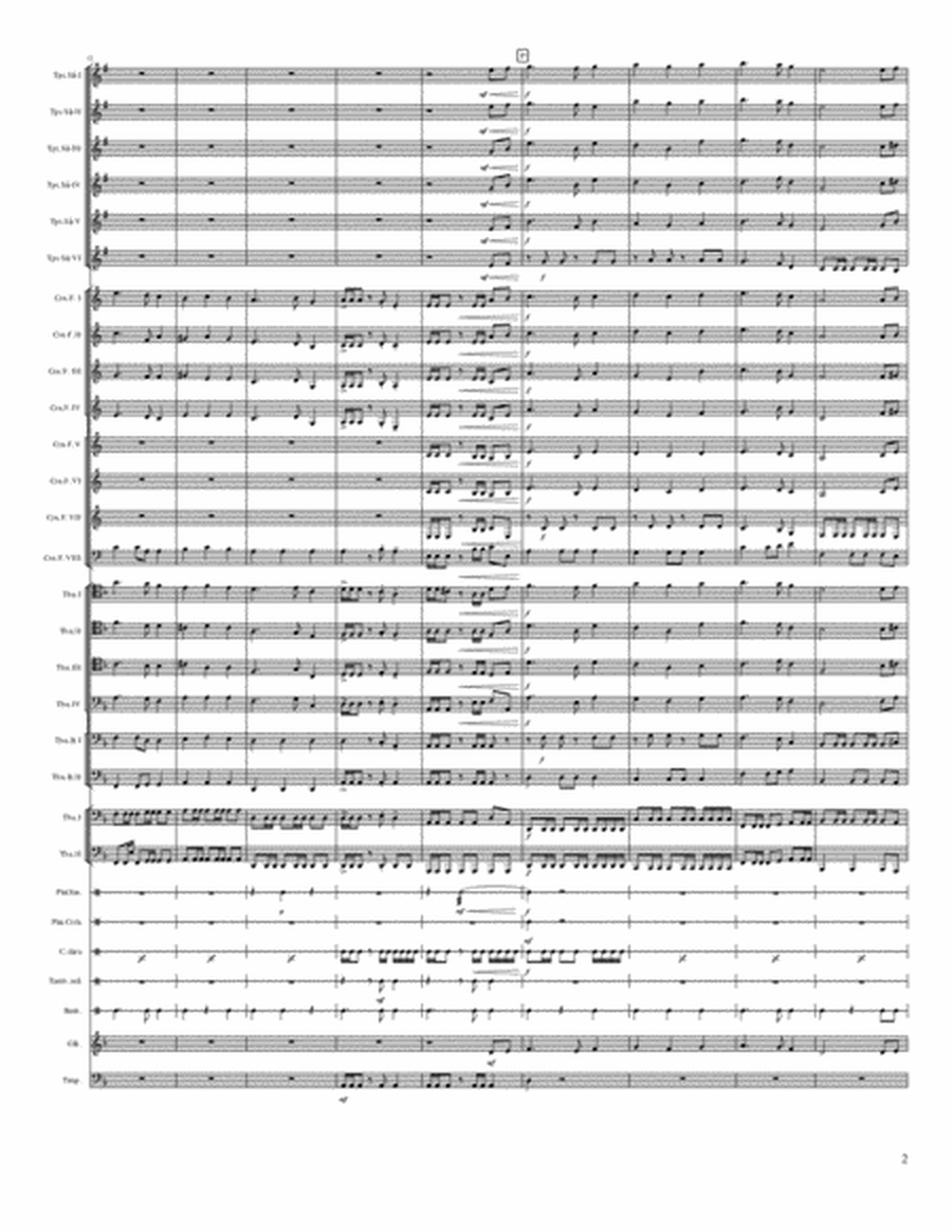 Pirates of the Caribbean for Brass and Percussion Grand Ensemble image number null
