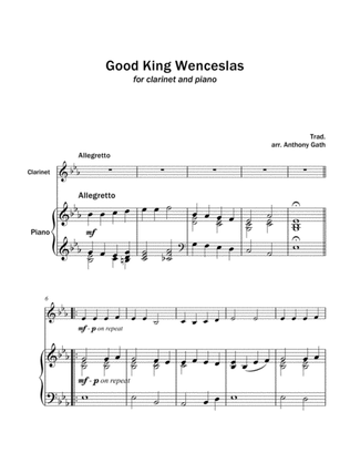 Book cover for Good King Wenceslas - Clarinet and Piano