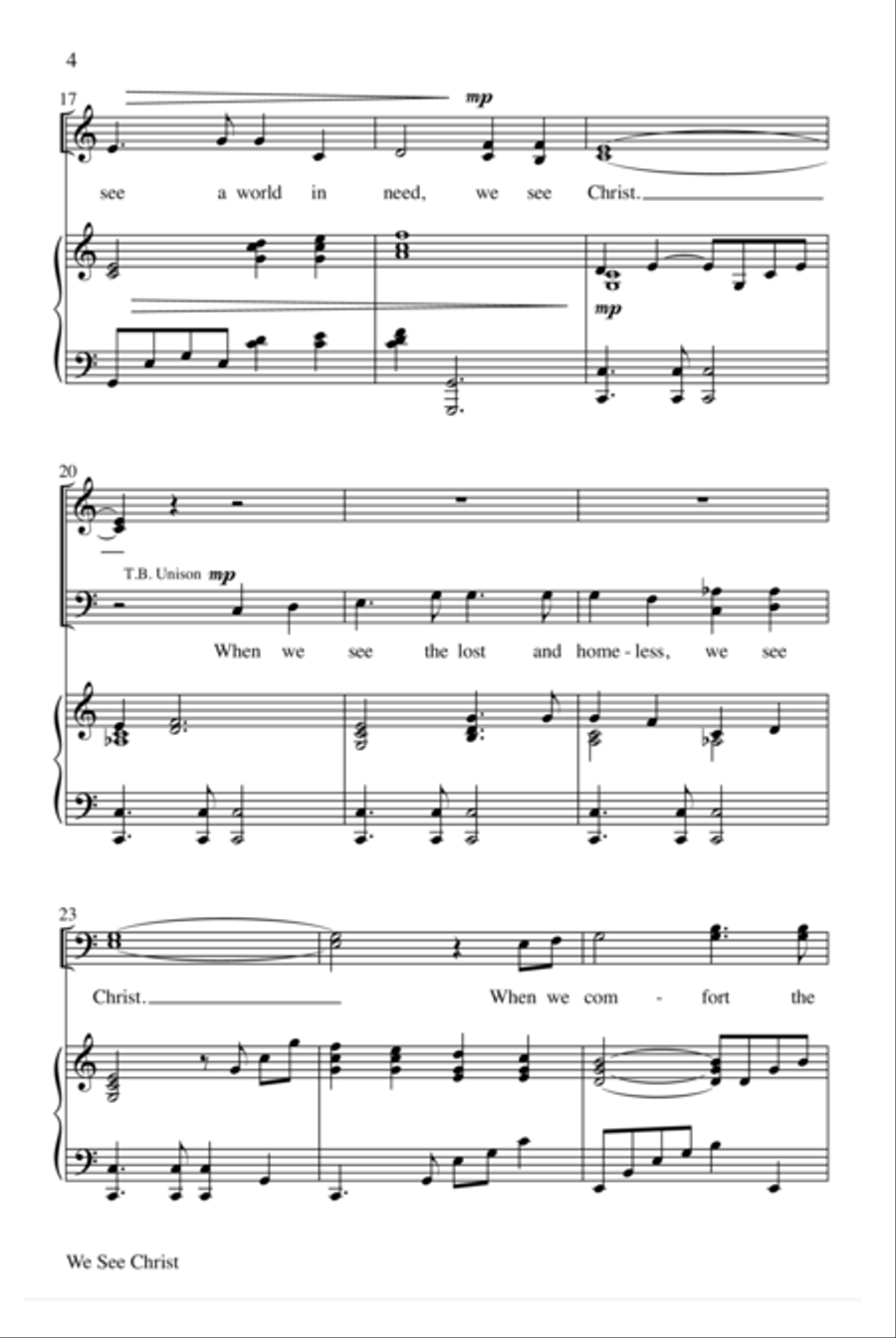 We See Christ We See Christ 4-Part scores gallery preview page 4