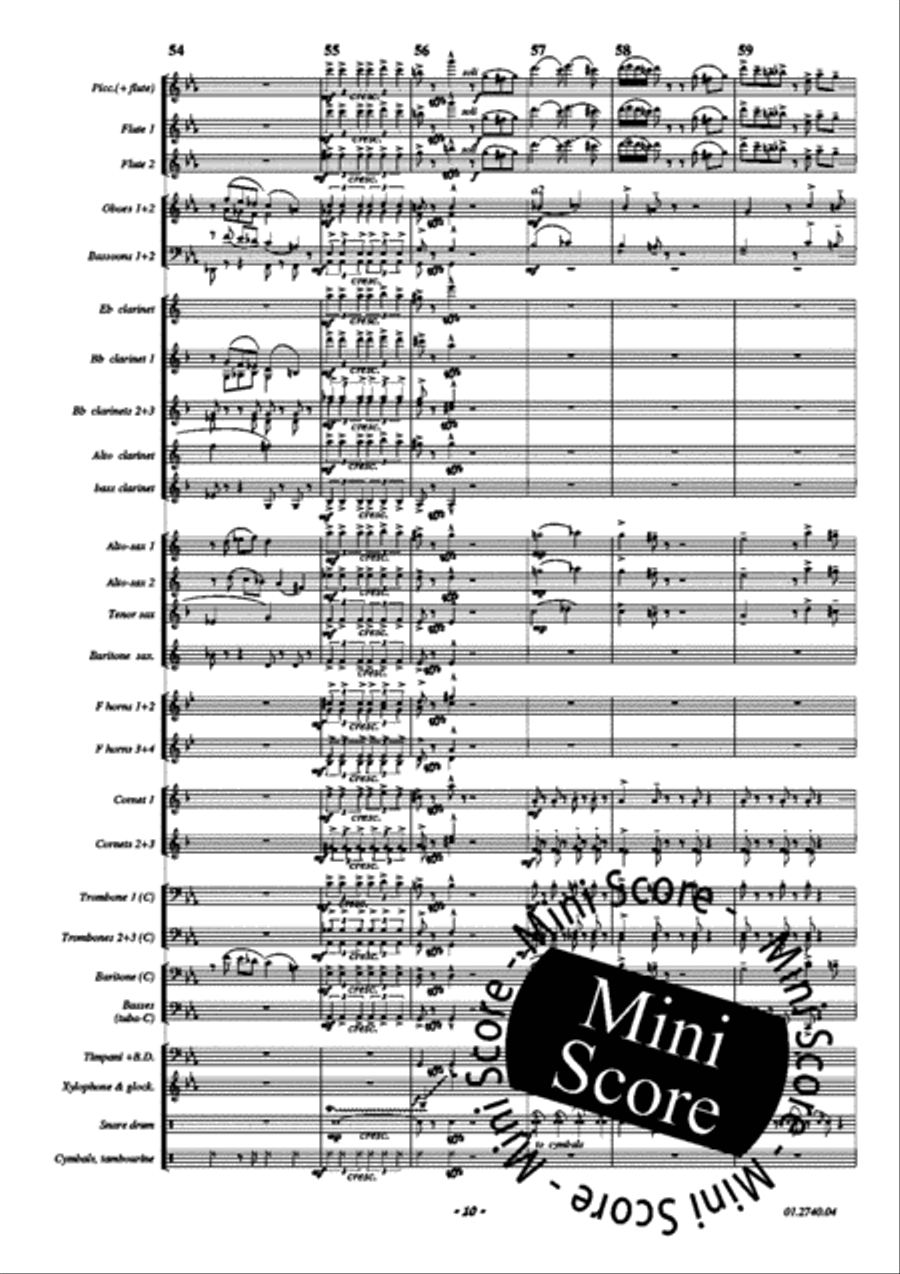 Tango Concert Band scores gallery preview page 14