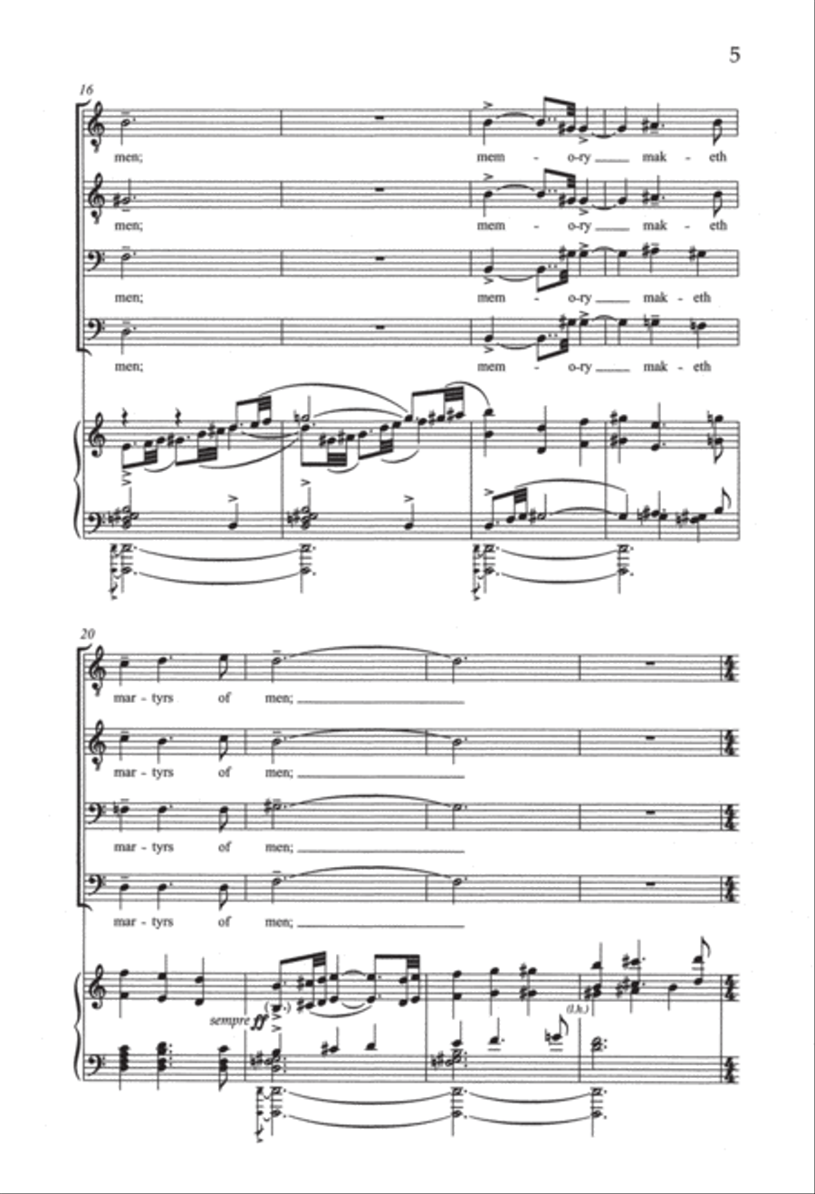 Elegy for Matthew Elegy for Matthew TTBB scores gallery preview page 5