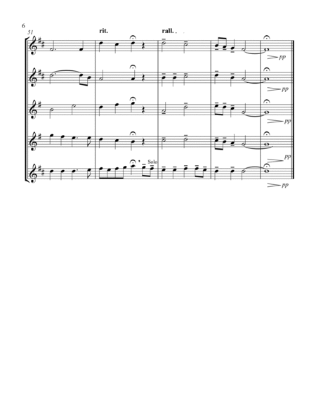 Simple Gifts ('Tis the Gift to Be Simple) (F) (Saxophone Quintet - 2 Alto, 2 Tenor, 1 Bari) (Bariton