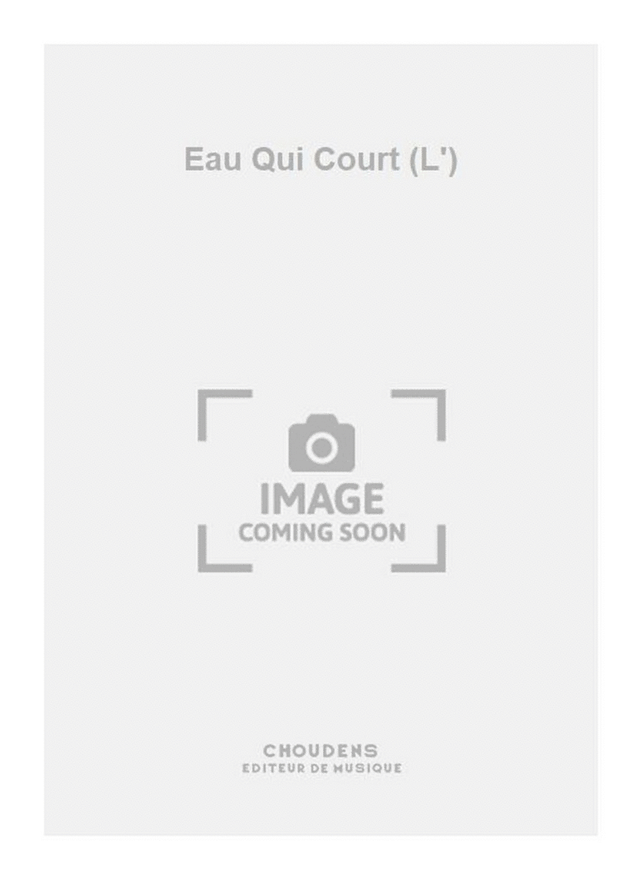 Eau Qui Court (L') Harp scores gallery preview page 1