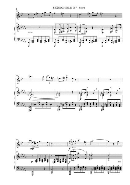 Franz Schubert - Ständchen D 957 for Alto Saxophone & Piano image number null