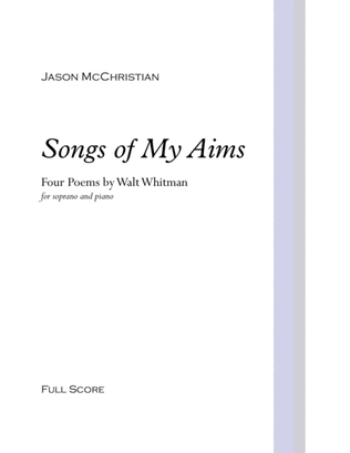 Songs of My Aims - for soprano and piano