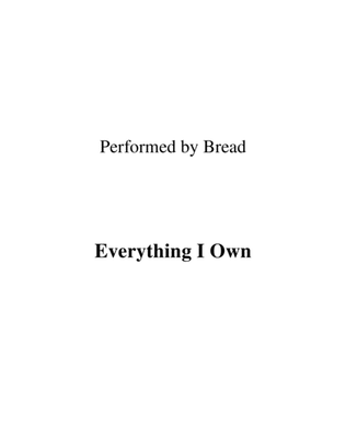 Book cover for Everything I Own