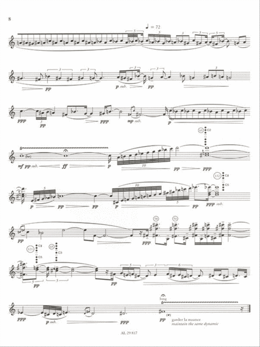Xyl Balafon 2, 12th Study For Alto Saxophone Avec Cd Al30369 Alto Saxophone scores gallery preview page 2
