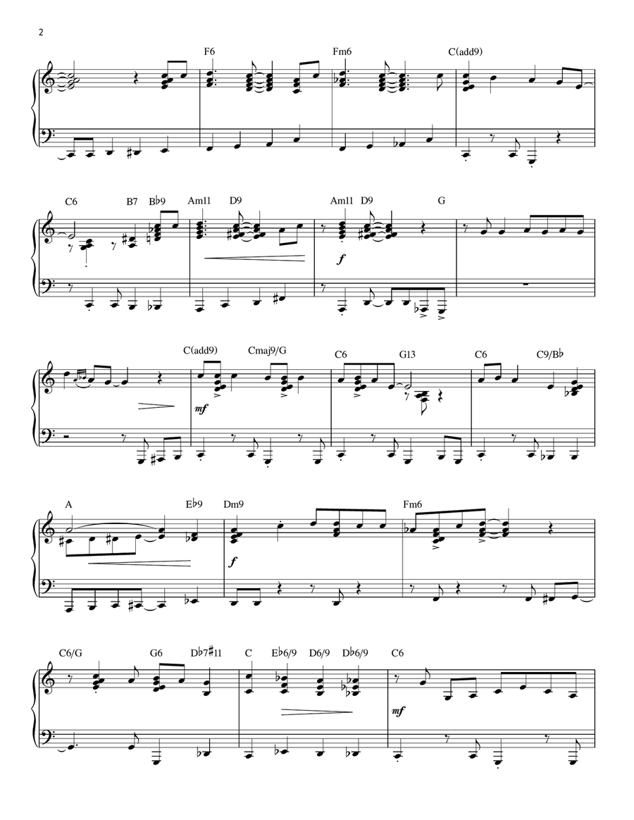Jingle Bell Rock Piano Solo scores gallery preview page 2
