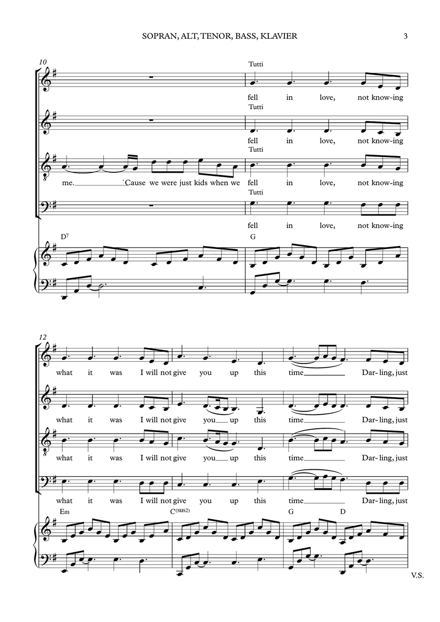 Perfect Symphony 4-Part scores gallery preview page 3