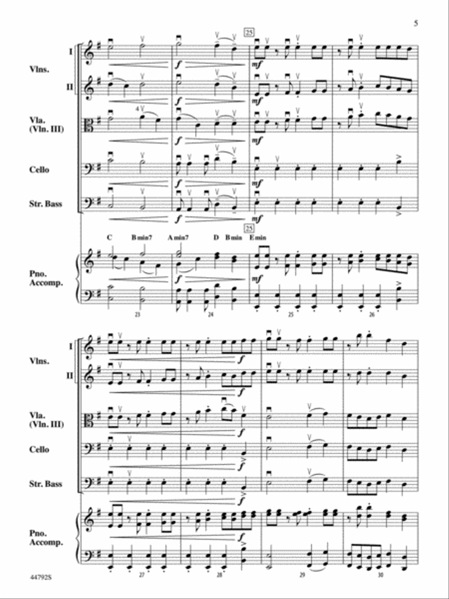 Wind Dancer: Score String Orchestra scores gallery preview page 5