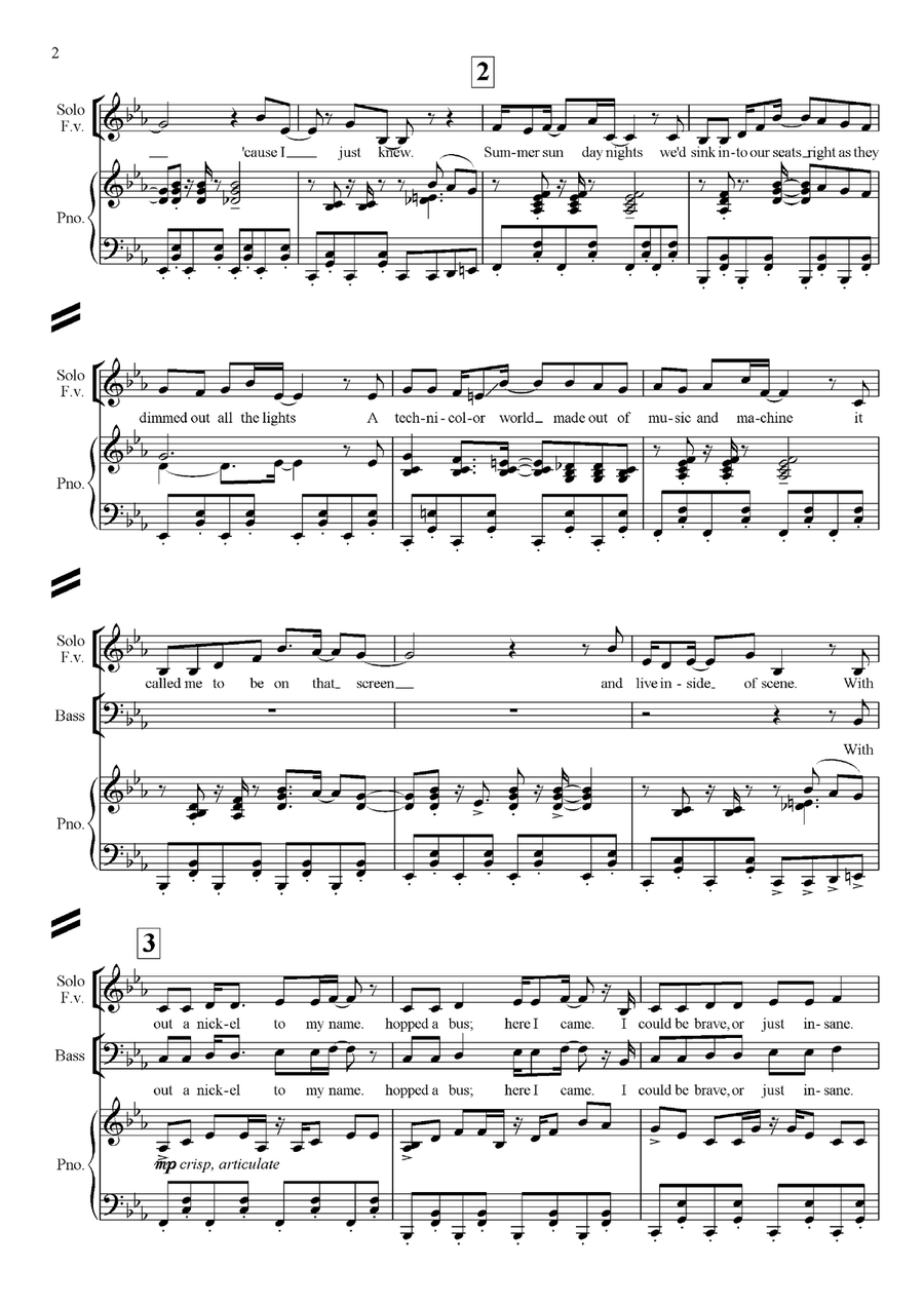 Another Day Of Sun Another Day Of Sun 4-Part scores gallery preview page 2