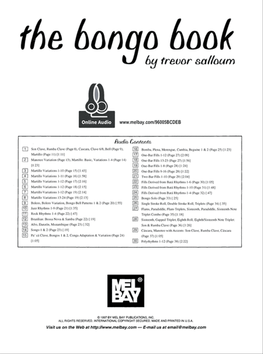 The Bongo Book Percussion scores gallery preview page 7
