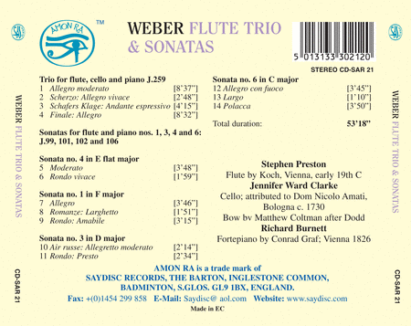 Flute Trio And Sonatas