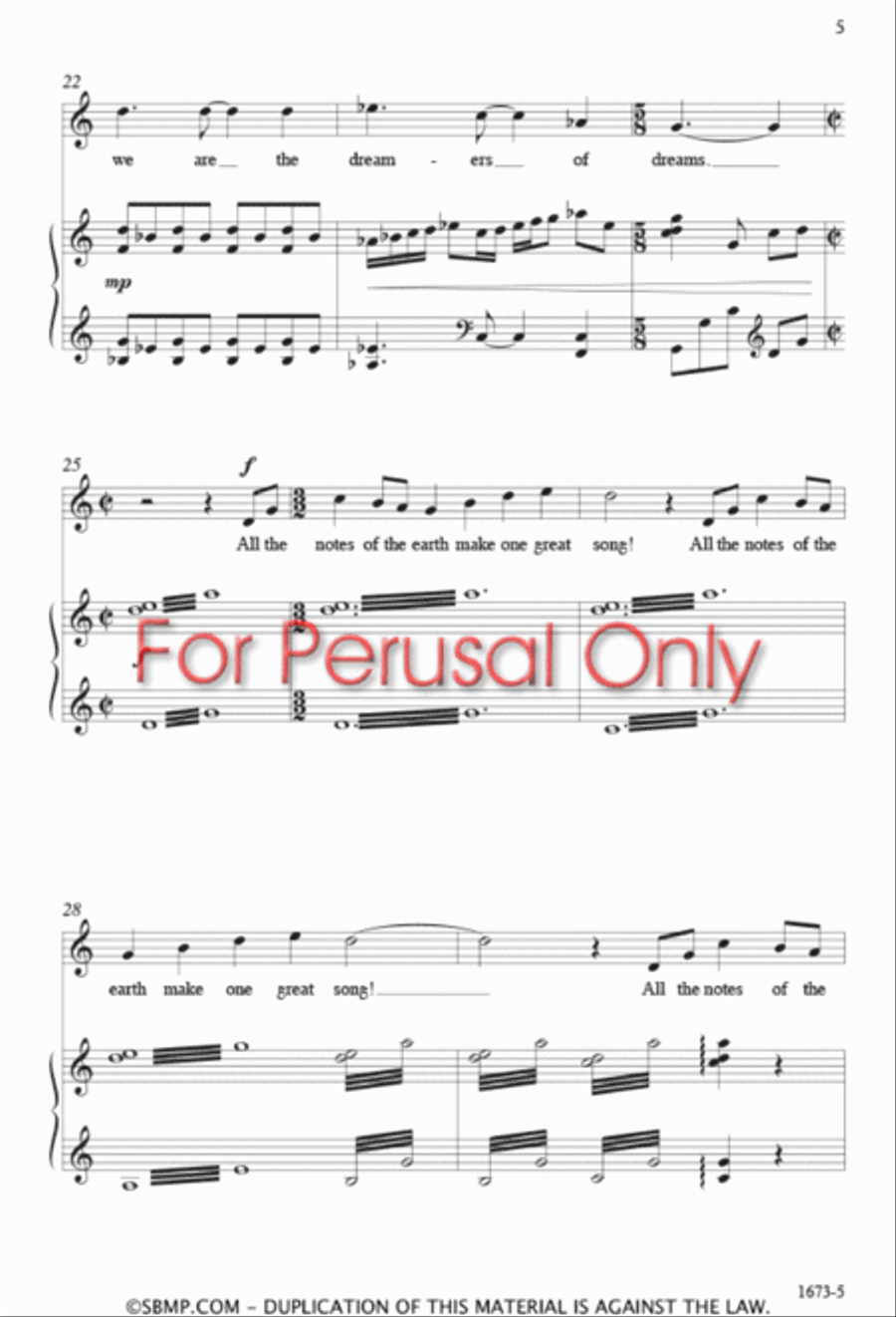 Music Makers Music Makers Unison Choir scores gallery preview page 4